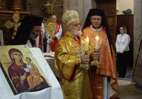 Patriarch Gregarios Serves the Divine Liturgy at Pentecost